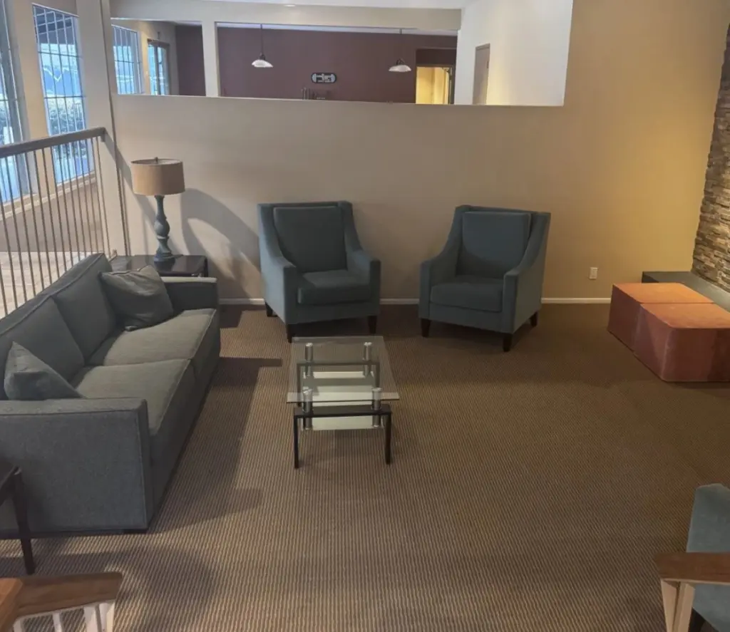 Property management, cleaning, living room